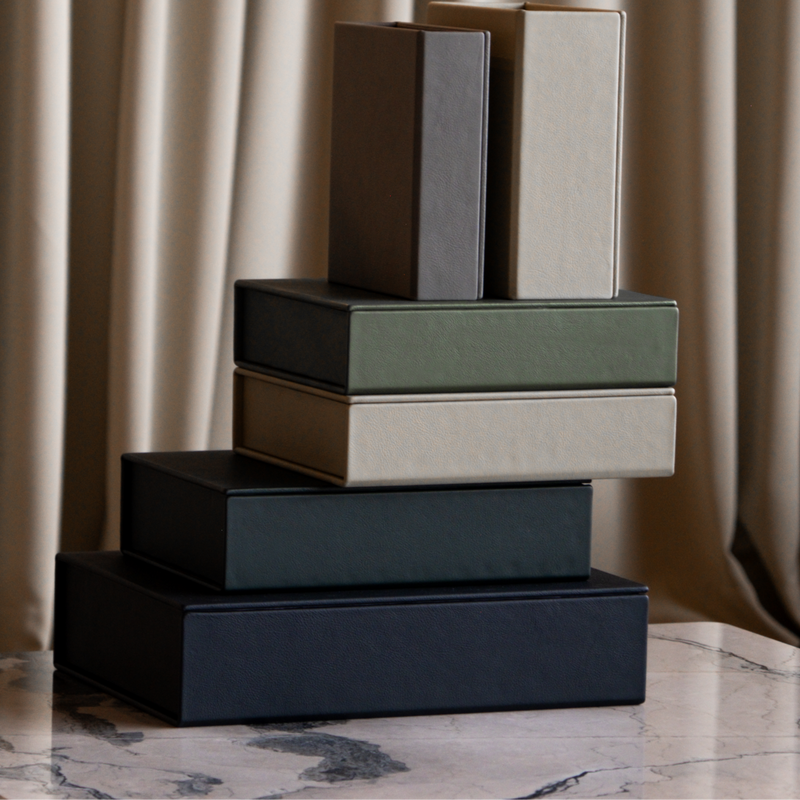 The Box: Leather - Almond - Fusion