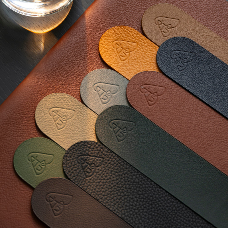 The Bookmark: Leather - Cactus - One size