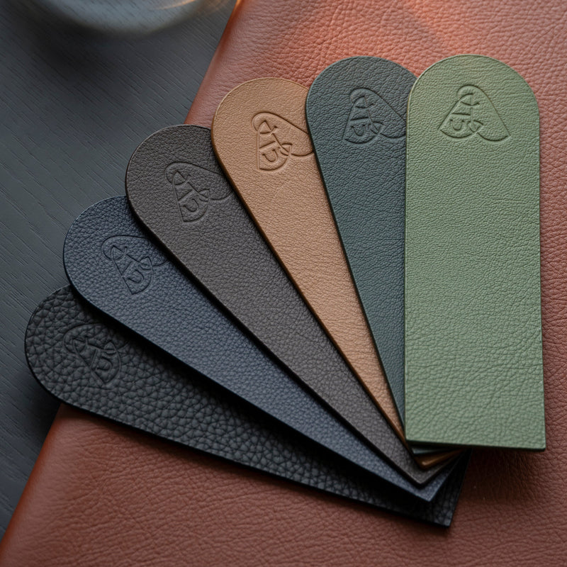 The Bookmark: Leather - Cactus - One size