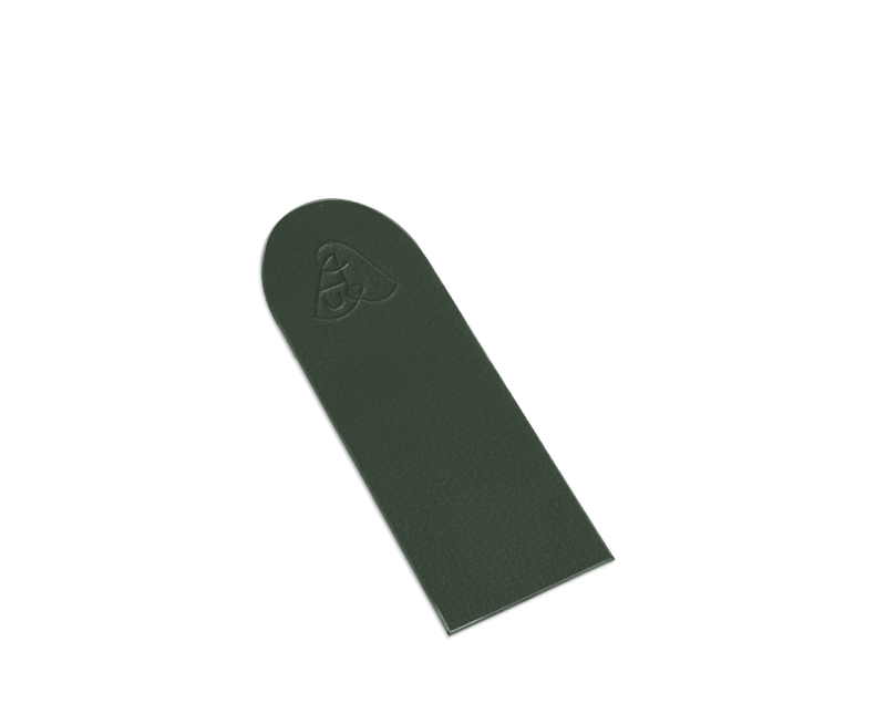 The Bookmark: Leather - Cactus - One size