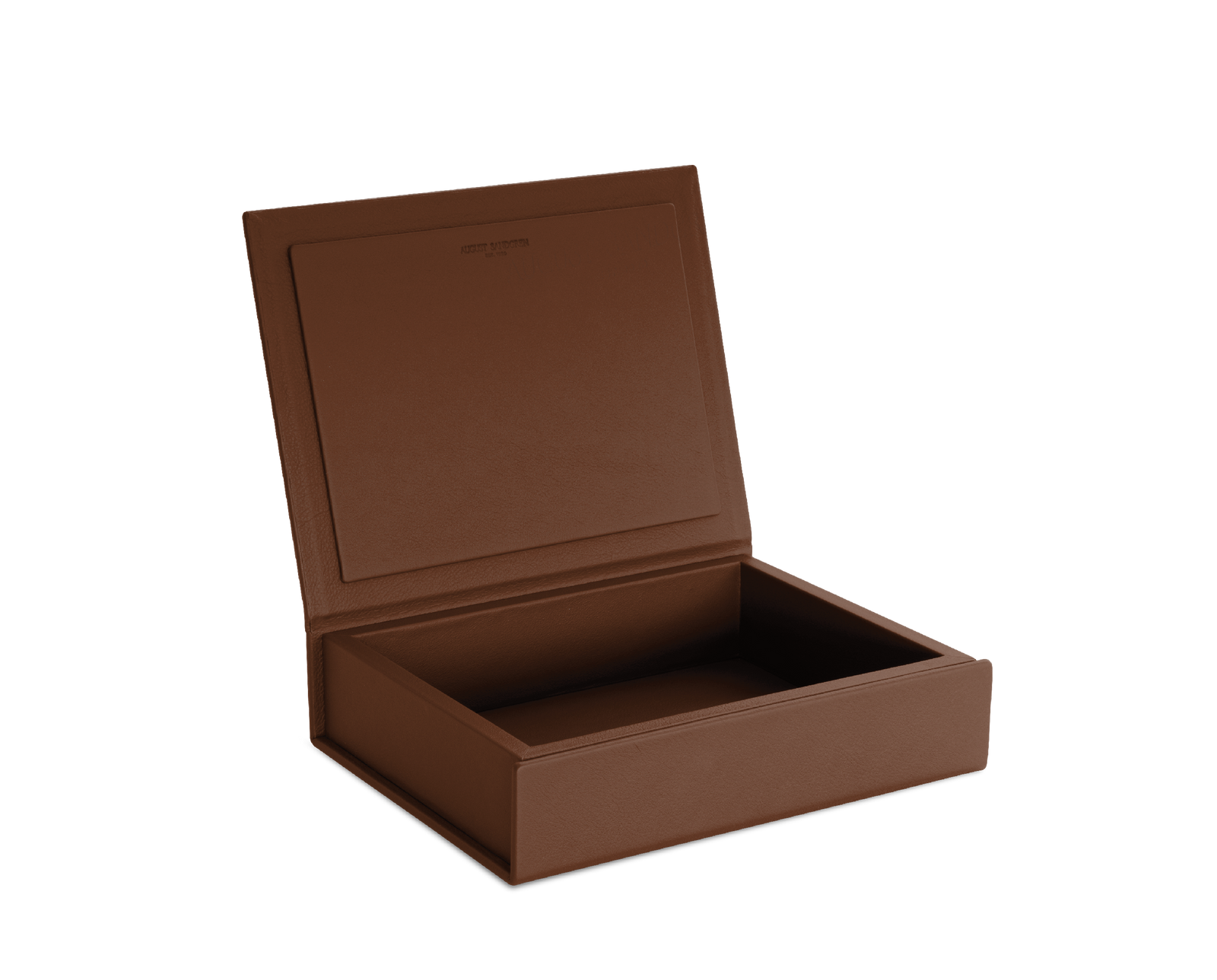 The Box: Leather - Cognac - Medium