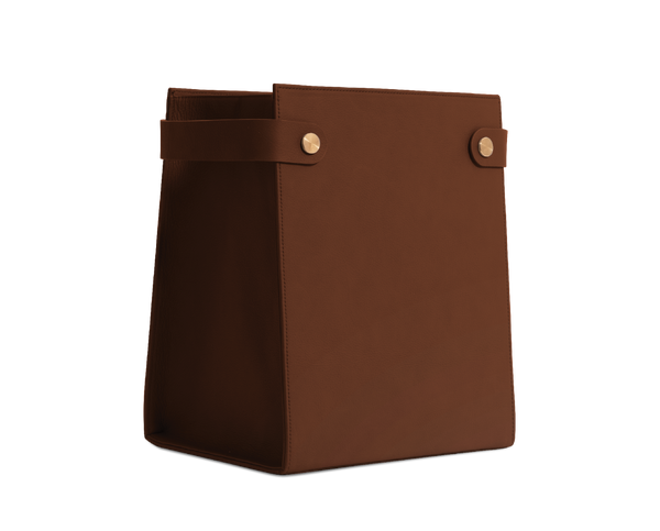 The Magazineholder: Leather - Cognac - One Size