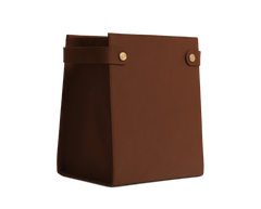 The Magazineholder: Leather - Cognac - One Size