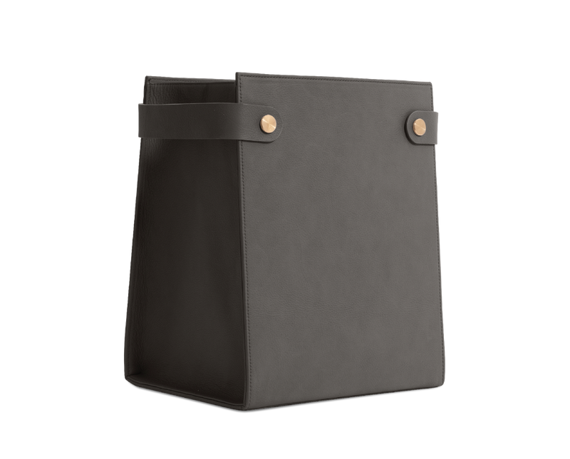 The Magazineholder: Leather - Grey - One Size