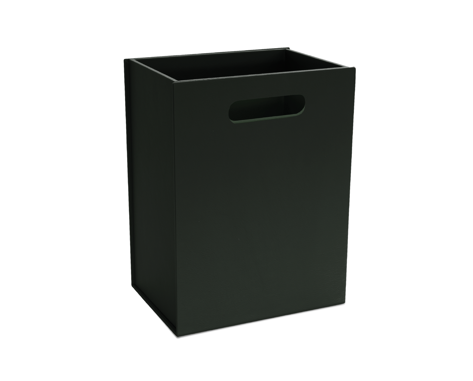 The Paper-bin: Leather - Forest - One Size