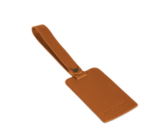 The Luggage Tag: Leather - Mandarin - One size