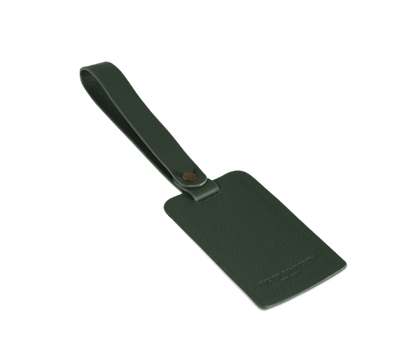 The Luggage Tag: Leather - Forest - One size