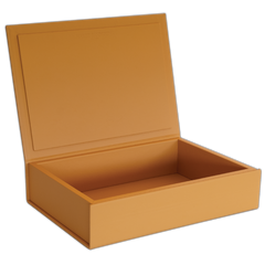 The Box: Leather - Saffron - Large