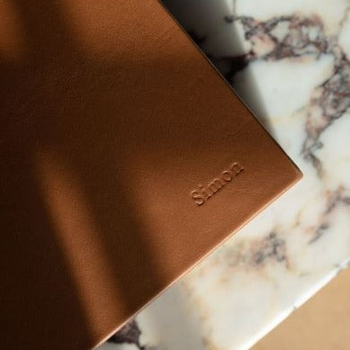 The Box: Leather - Cognac - Medium