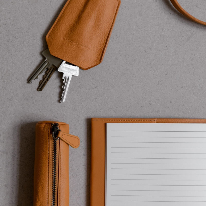 The Notebook: Leather - Saffron - A5