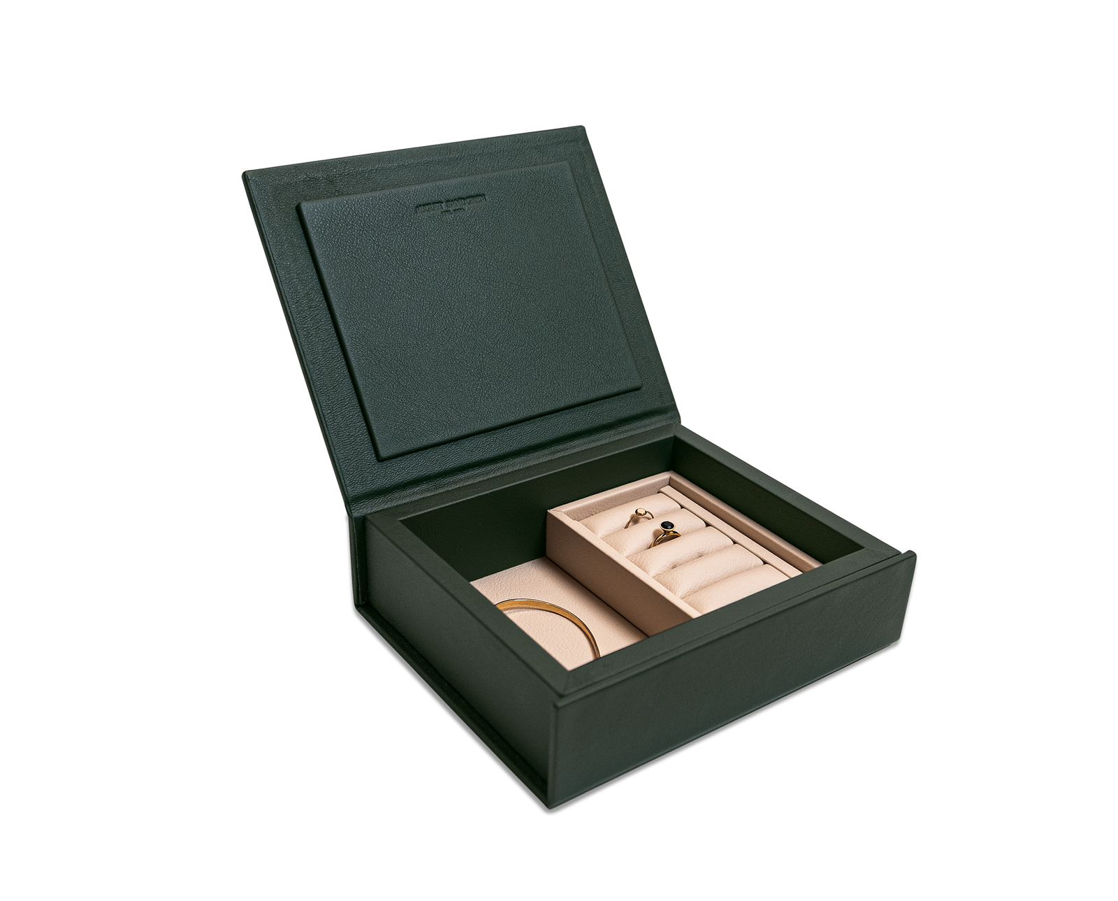 The Jewelbox: Leather - Forest - Small